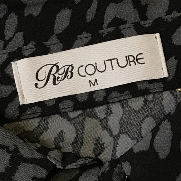 # RB Couture  Maxi Dress Long Sleeve  Sz Med - Picture 11 of 11